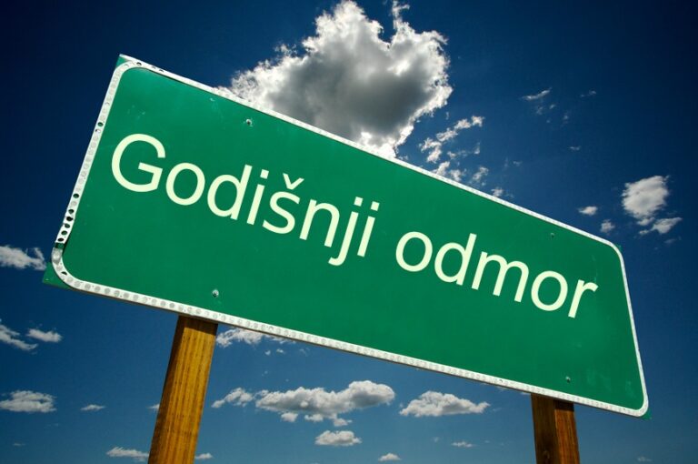 Kolektivni godišnji odmor do 31.8.2020. godine